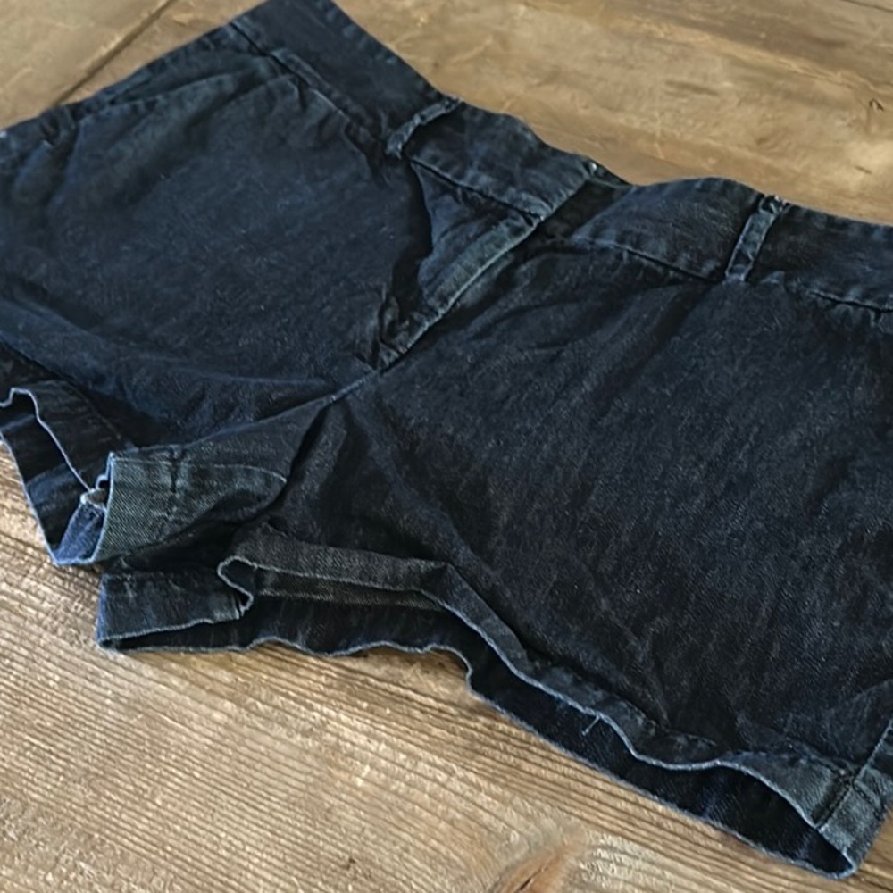 LOFT Dark Blue Jean Shorts
